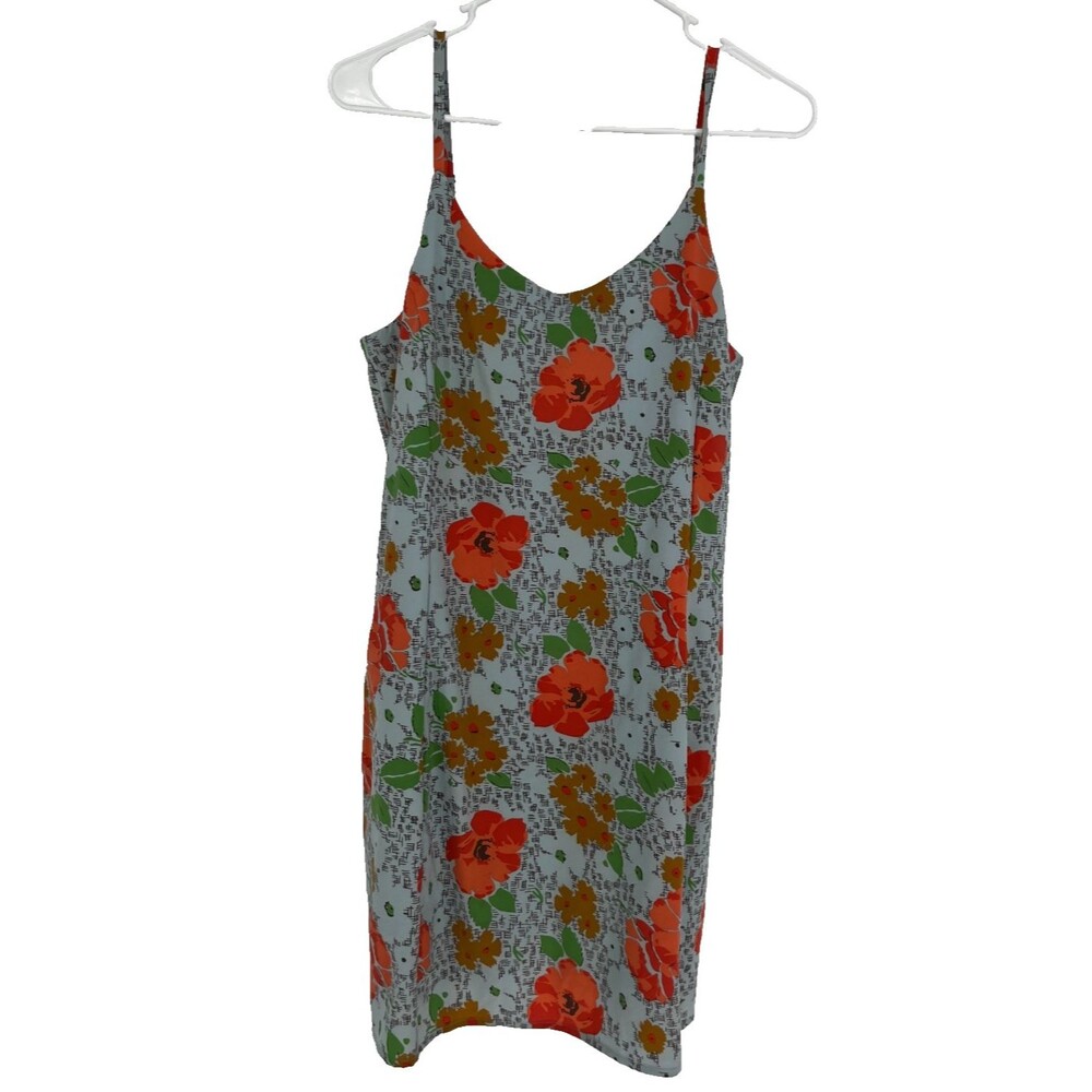 Toad&Co Sunkissed Skirt Dress Large Women's Size Blue Floral Cottagecore NWT NEW